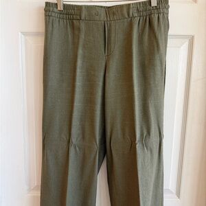 Old Navy Linen Olive Green Pants